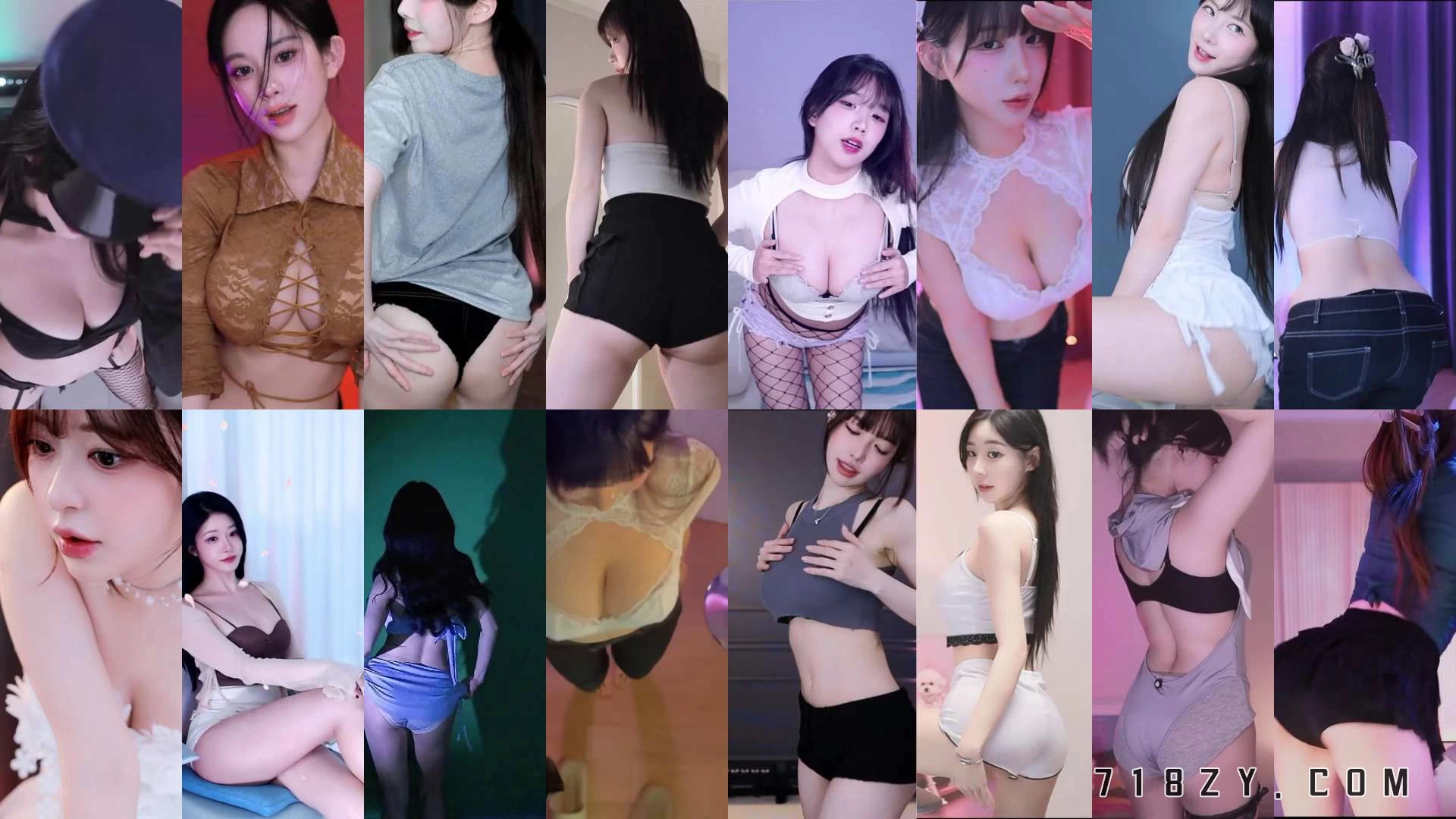 Sooplive韩国BJ - 2025年10月23日录制舞蹈合集-718主播社区